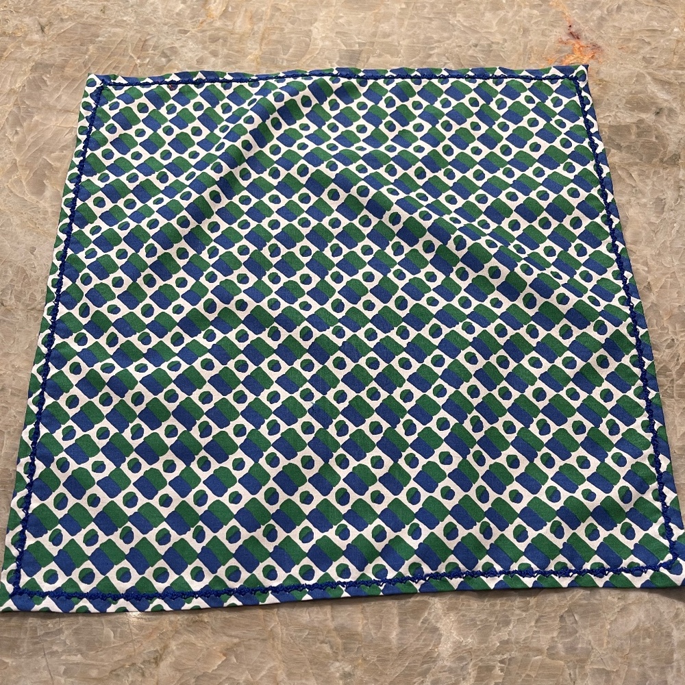 Set of 8 Cloth Napkins, 12.5", Made with Ratti Fabric From Italy